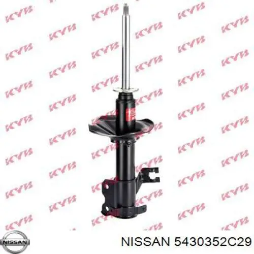 Амортизатор передньої підвіски, лівий Nissan/Infiniti 5430352C29 ціна, від 51.29 USD