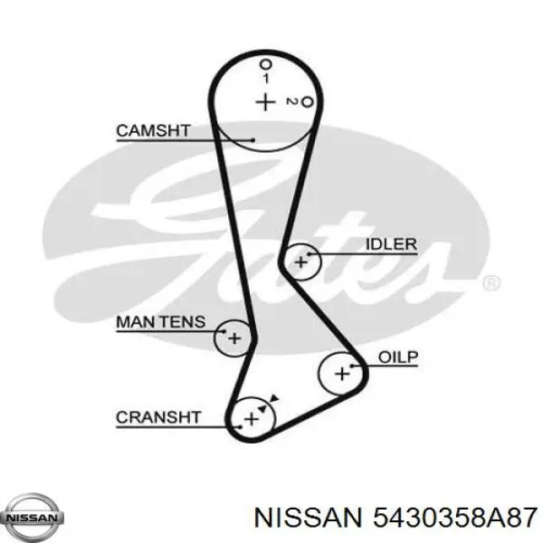 Амортизатор передньої підвіски, лівий Nissan/Infiniti 5430358A87 ціна, від 301.40 USD