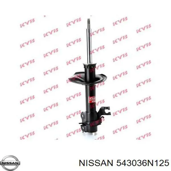 Амортизатор передньої підвіски, лівий Nissan/Infiniti 543036N125 ціна, від 51.54 USD