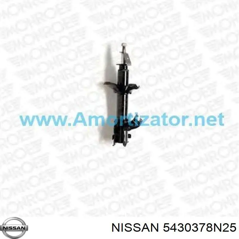 Амортизатор передньої підвіски, лівий Nissan/Infiniti 5430387N10 ціна, від 43.11 USD