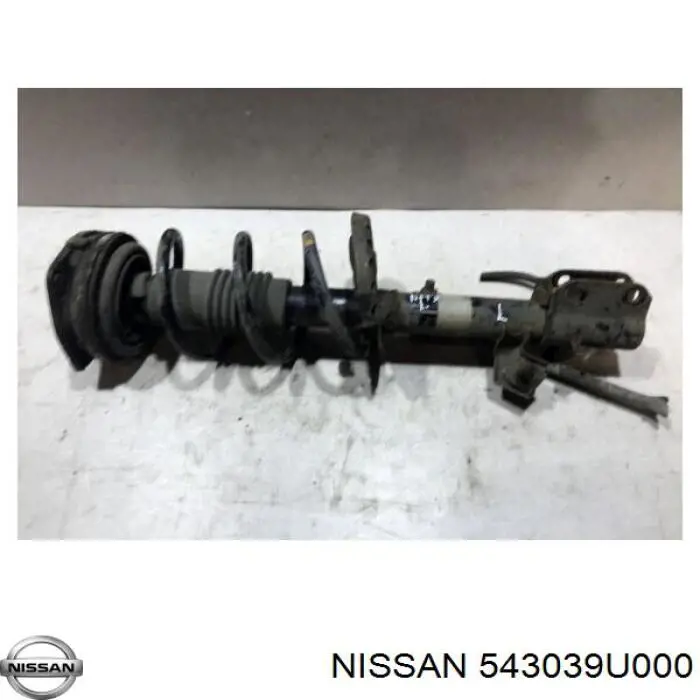Амортизатор передньої підвіски, лівий Nissan/Infiniti 543039U000 ціна, від 36.77 USD