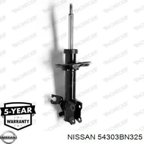 Амортизатор передній, правий Nissan/Infiniti 54303BN325 ціна, від 41.49 USD