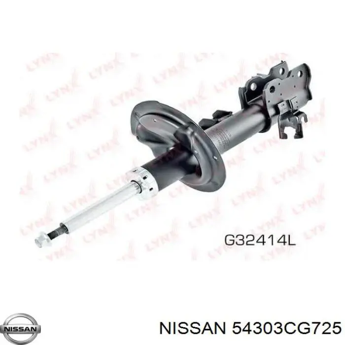 54303CG725 Nissan/Infiniti Ліва передня стійка