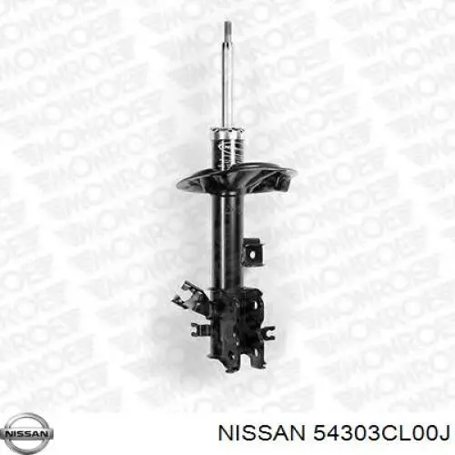 Амортизатор передньої підвіски, лівий Nissan/Infiniti 54303CL00J ціна, від 105.20 USD