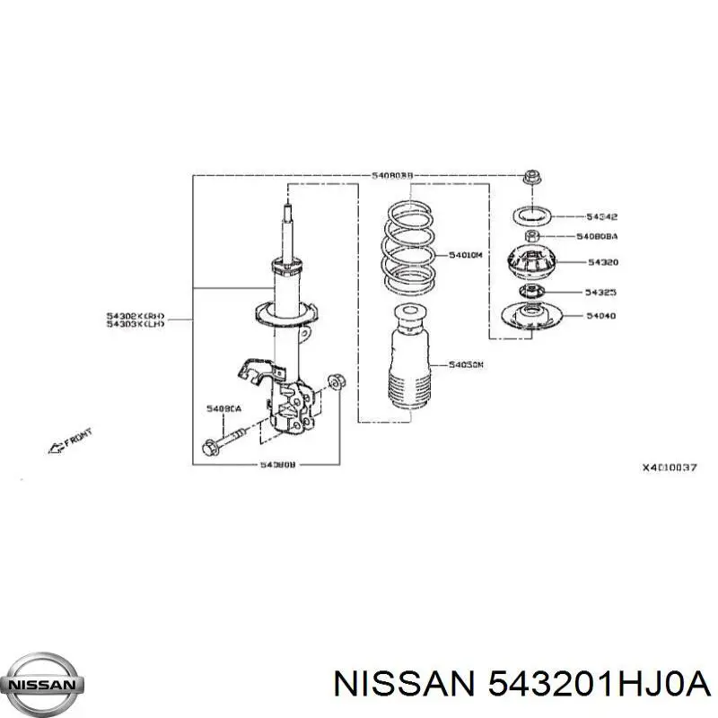 Опора стійки амортизатора переднього Denckermann D600223 ціна, від 17.07 USD