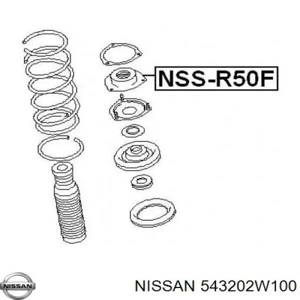 543202W100 Nissan/Infiniti Кріплення переднього амортизатора