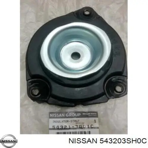Опора амортизатора переднього правого Nissan/Infiniti 543203SH0C ціна, від 24.92 USD