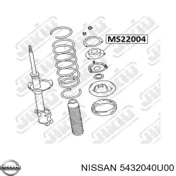 Купити 5432040U00 Nissan/Infiniti Опора амортизатора переднього