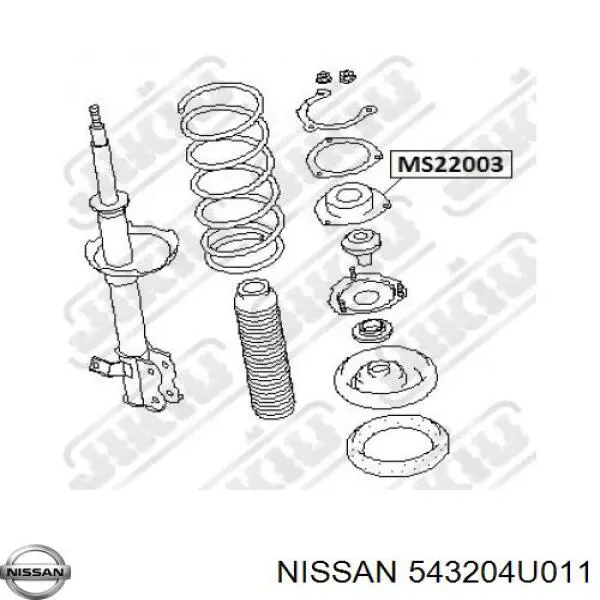 Опора амортизатора переднього 543204U011 Nissan