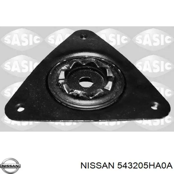 543205HA0A Nissan опора амортизатора переднього