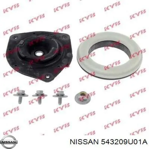 Опора амортизатора переднього правого Nissan/Infiniti 543209U01A ціна, від 19.70 USD