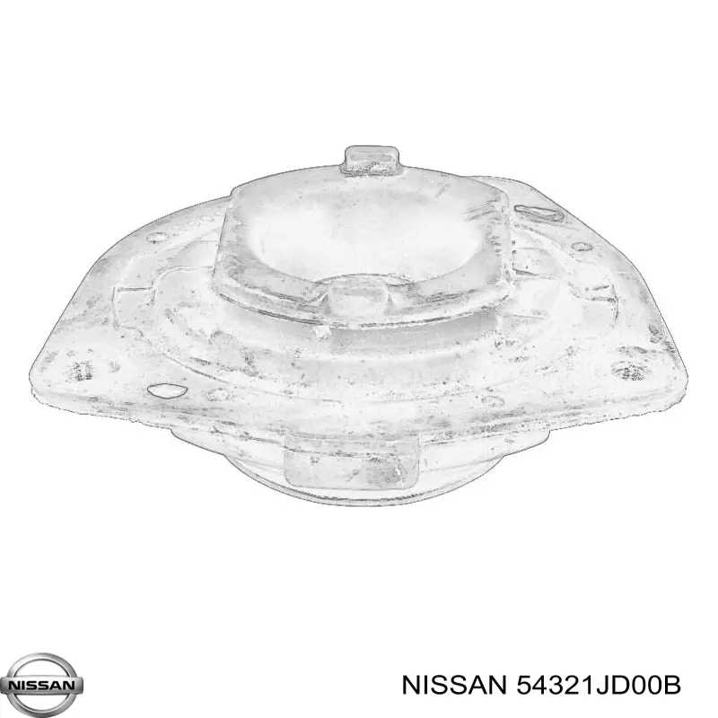 Опора амортизатора переднього лівого Nissan/Infiniti 54321JD00B ціна, від 15.20 USD