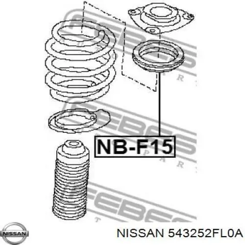 543252FL0A Nissan/Infiniti Підшипник опори амортизатора