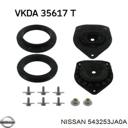 Купити 543253JA0A Nissan/Infiniti Підшипник опорний амортизатора, переднього