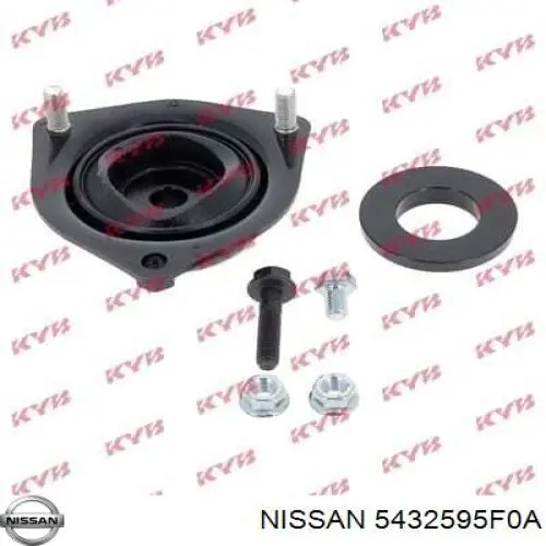 Підшипник опорний амортизатора, переднього Nissan/Infiniti 5432595F0A ціна, від 13.19 USD