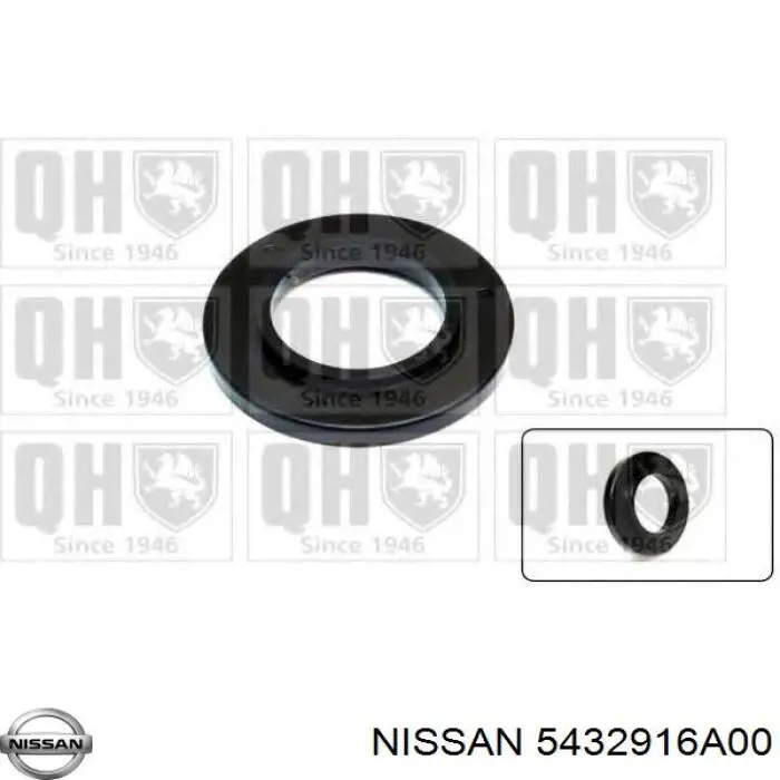 Підшипник опорний амортизатора, переднього 5432916A00 Nissan/Infiniti