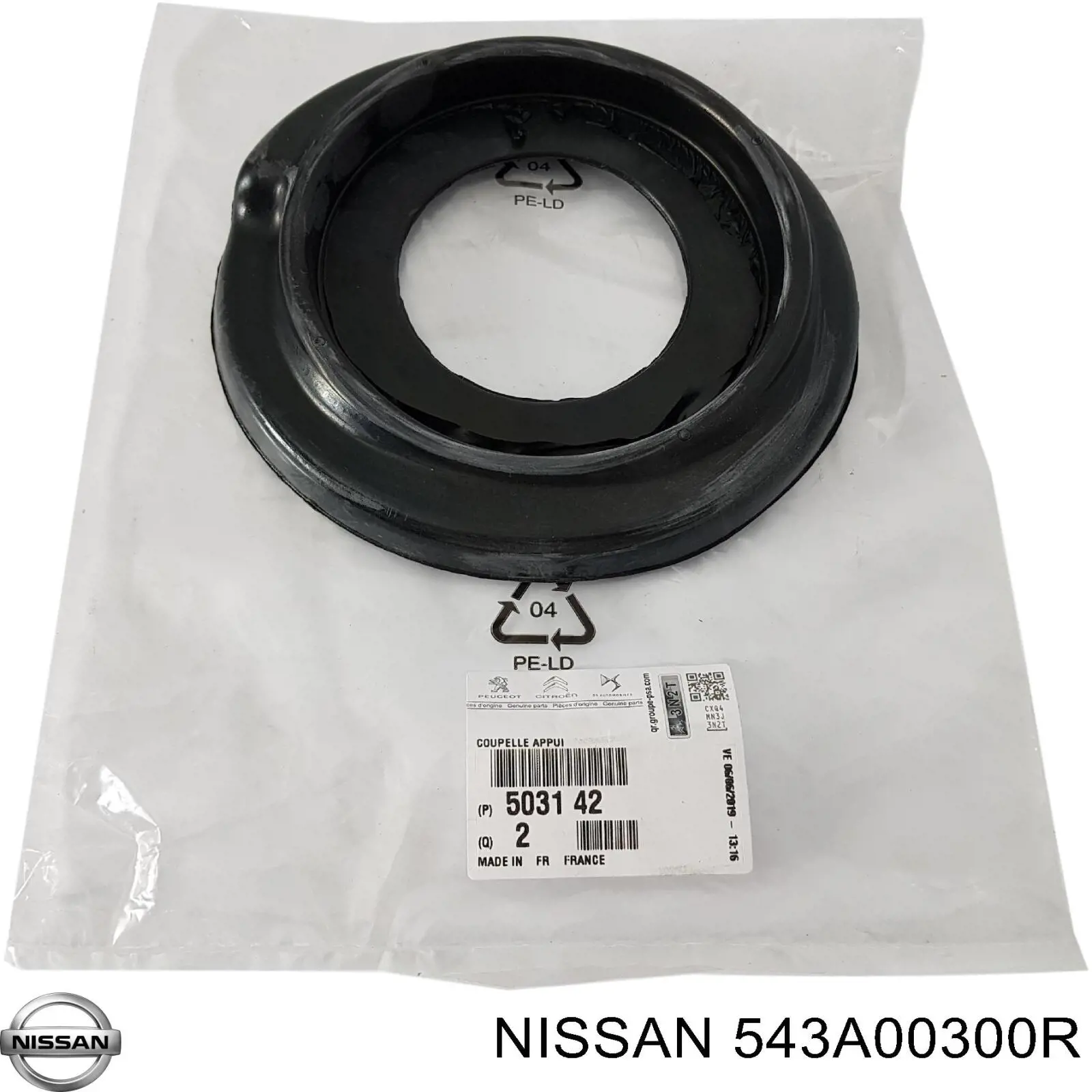 Опора амортизатора переднього 543A00300R Nissan/Infiniti