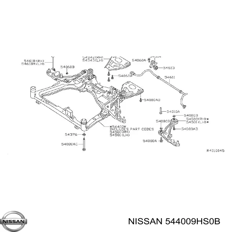  544009HS0B Nissan/Infiniti