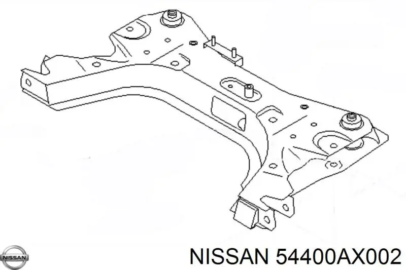 54400AX002 Nissan/Infiniti Передня балка