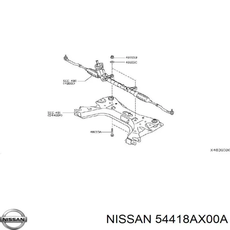  Nissan/Infiniti 54418AX00A ціна, від 0.76 USD