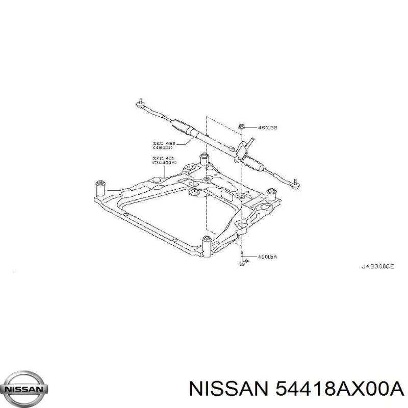 54418AX00A Nissan/Infiniti 