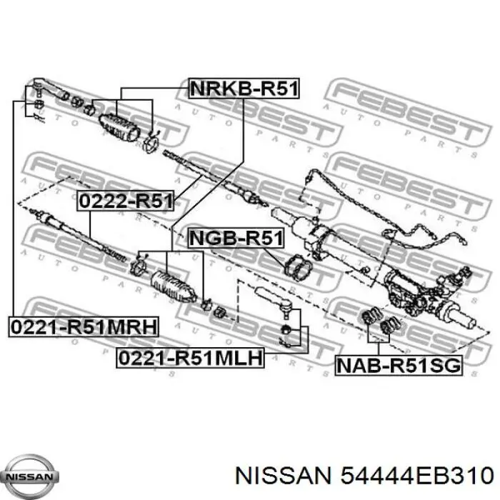Купити 54444EB310 Nissan/Infiniti 