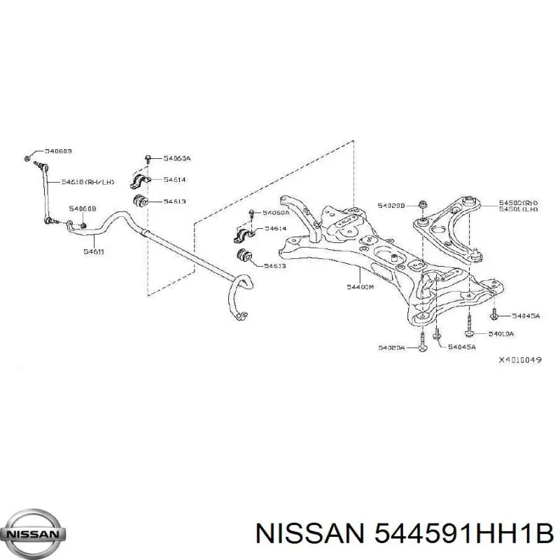  544591HH1B Nissan