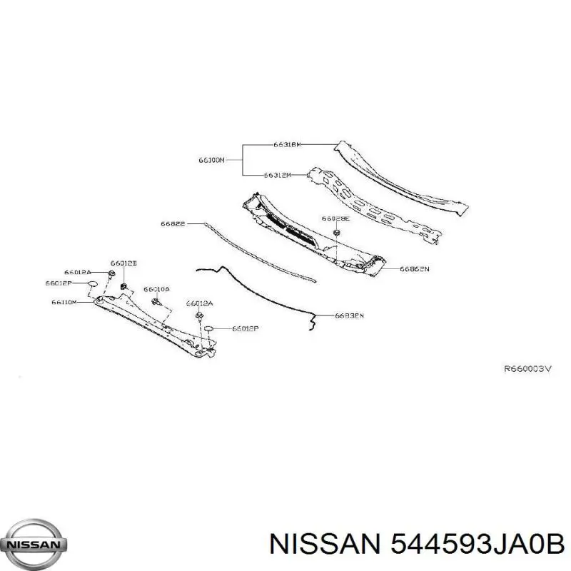  544593JA0B Nissan/Infiniti