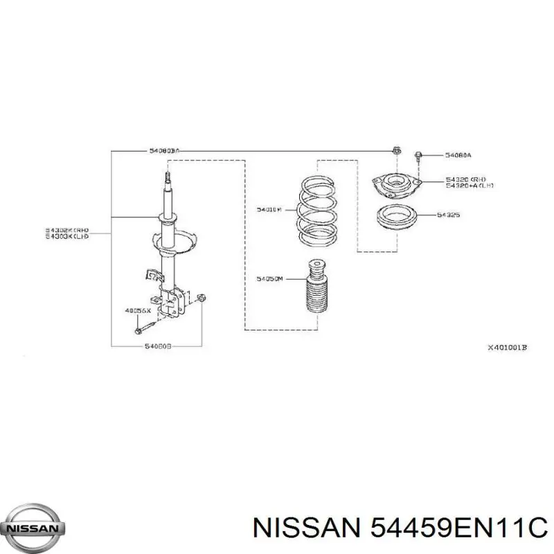 54459EN11C Nissan/Infiniti 