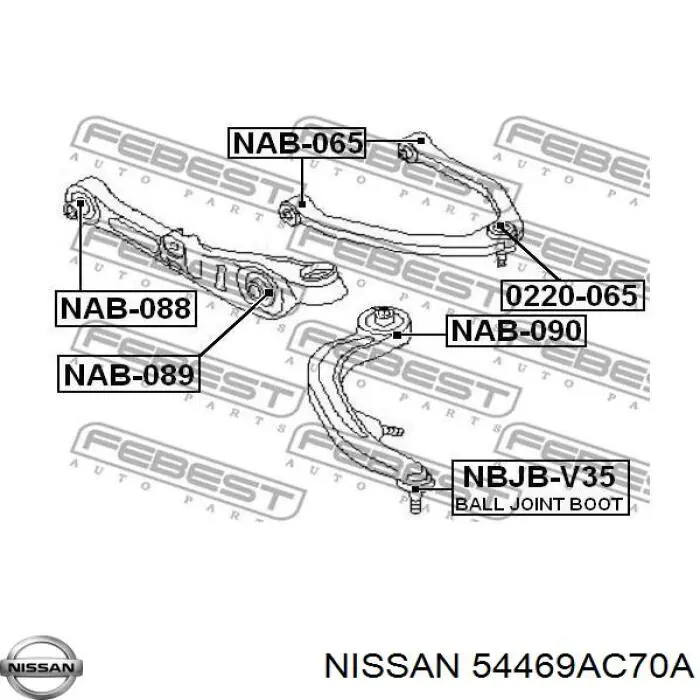  54469AC70A Nissan