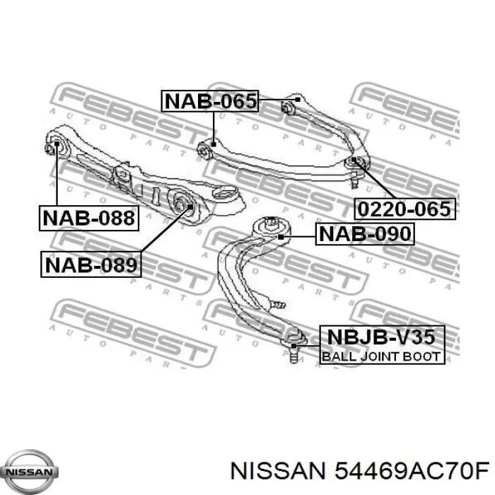  54469AC70F Nissan