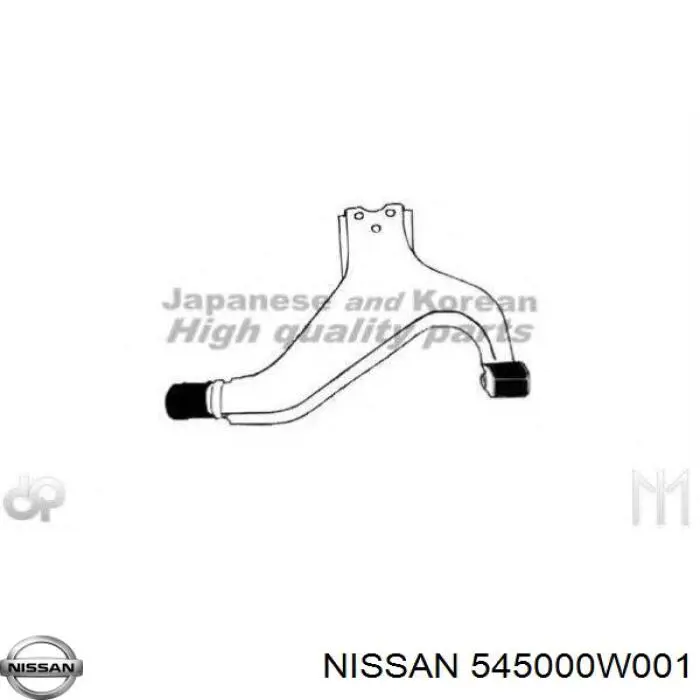 Важіль передньої підвіски нижній, правий Nissan/Infiniti 545000W001 ціна, від 54.48 USD