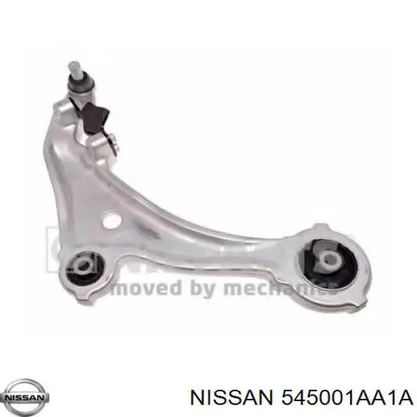 Важіль передньої підвіски нижній, правий 545001AA1A Nissan/Infiniti