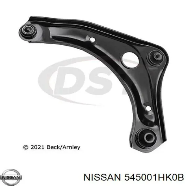 Купити 545001HK0B Nissan/Infiniti Важіль передньої підвіски нижній, правий