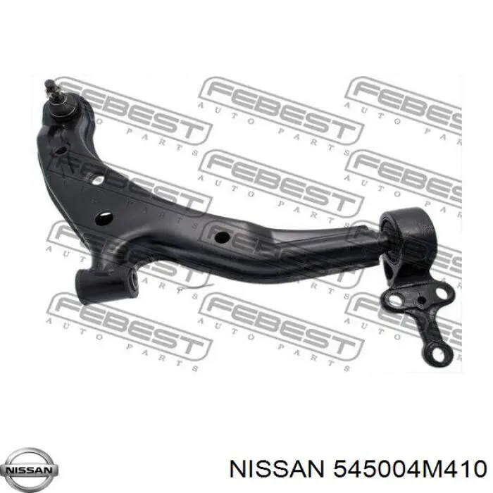 Важіль передньої підвіски нижній, правий 545004M410 Nissan/Infiniti