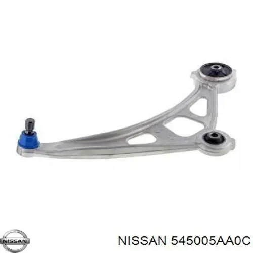 545005AA0C Nissan/Infiniti Важіль передньої підвіски нижній, правий