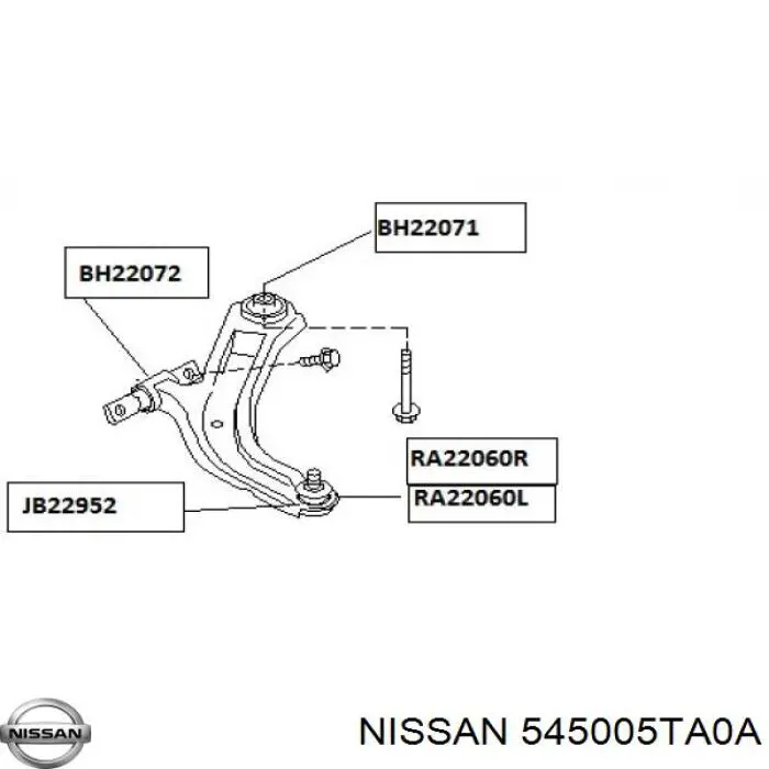  545005TA0A Nissan/Infiniti