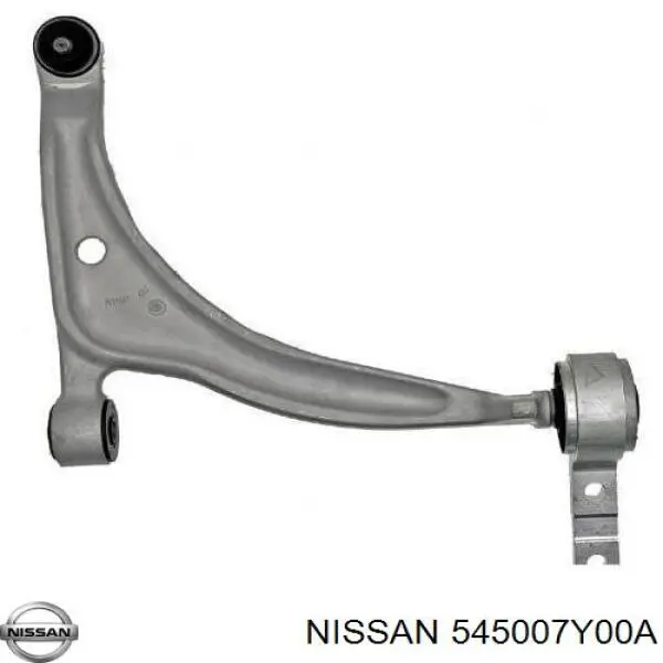 Важіль передньої підвіски нижній, правий 545007Y000 Nissan/Infiniti