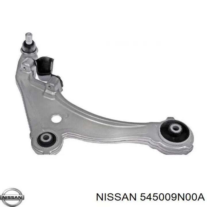 Важіль передньої підвіски нижній, правий 545009N00B Nissan/Infiniti
