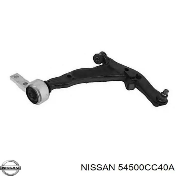 Важіль передньої підвіски нижній, правий Nissan/Infiniti 54500CC40A ціна, від 57.20 USD