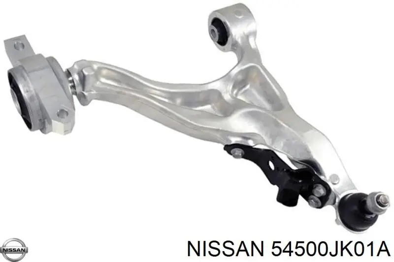 Важіль передньої підвіски нижній, правий Nissan/Infiniti 54500JK01A ціна, від 150.97 USD