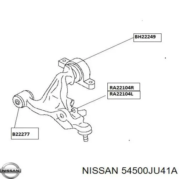 Важіль передньої підвіски нижній, правий Polcar 352038 ціна, від 150.63 USD