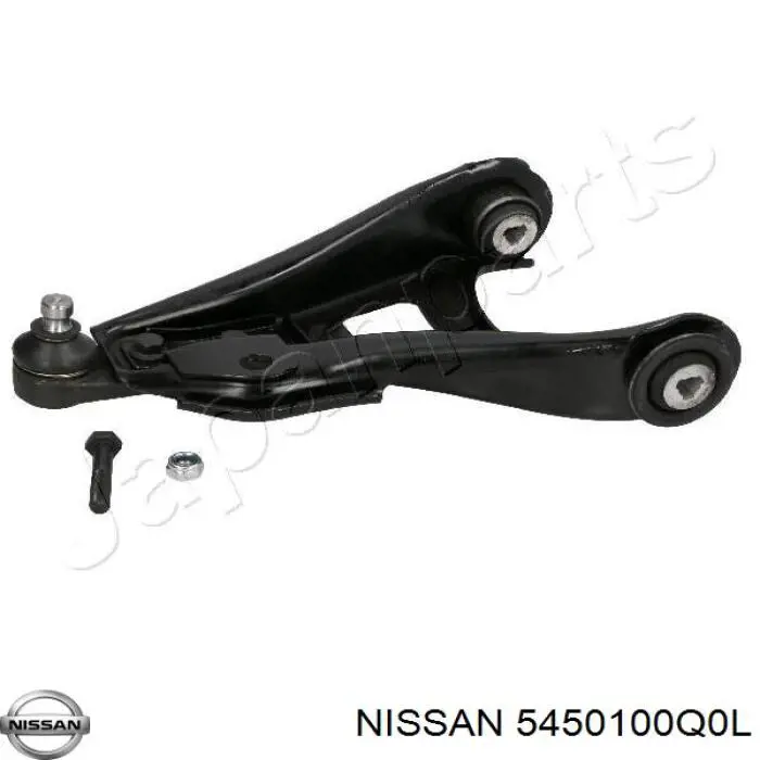 Важіль передньої підвіски нижній, лівий 5450100Q0L Nissan/Infiniti