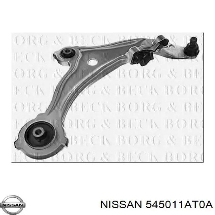 Важіль передній лівий Nissan/Infiniti 545011AT0A ціна, від 88.69 USD