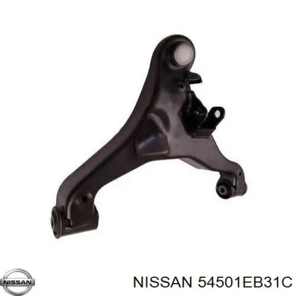Важіль передньої підвіски нижній, лівий 54501EB31C Nissan/Infiniti
