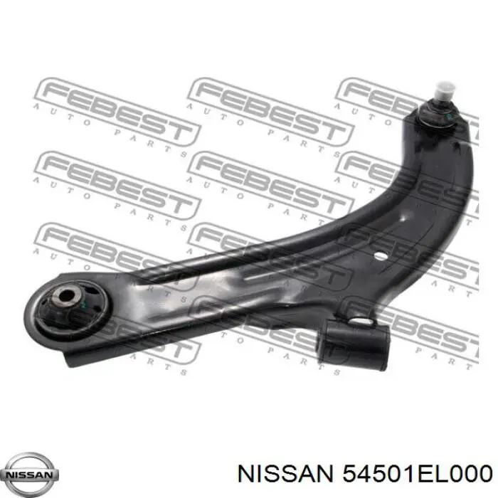 Купити 54501EL000 Nissan/Infiniti Лівий важіль передній нижній підвіски