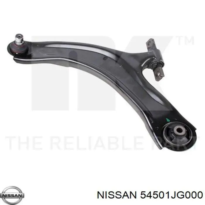 Купити 54501JG000 Nissan/Infiniti Лівий важіль передній нижній підвіски