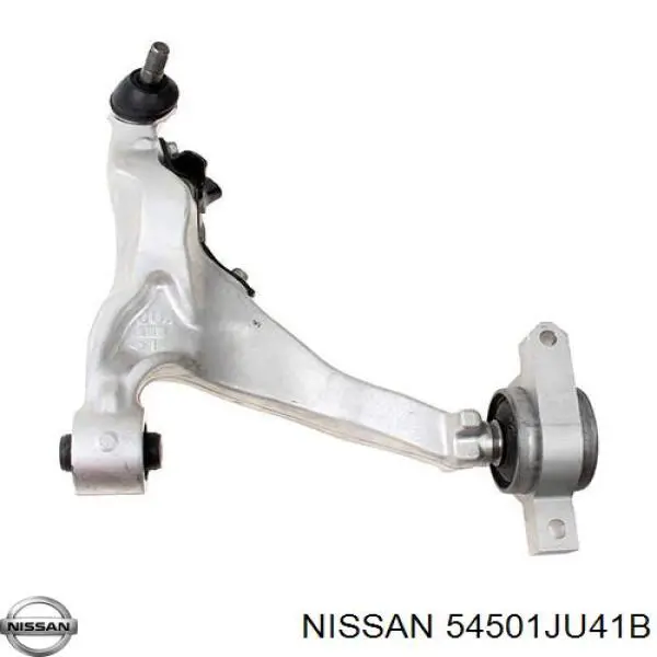 Важіль передньої підвіски нижній, лівий 54501JU41B Nissan/Infiniti