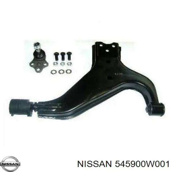 545900W001 Nissan/Infiniti Сайлентблок переднього нижнього важеля