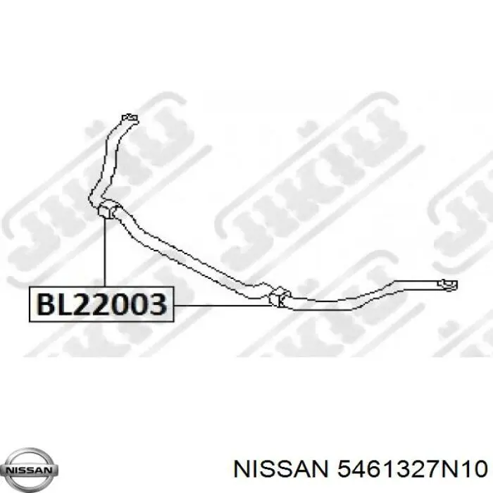 Втулка заднього стабілізатора на Nissan Urvan E24